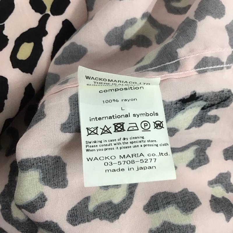 ギルティーパーティーズ GUILTYPARTIES シャツ、ブラウス 半袖 22sse-wms-hi02 アロハシャツ 半袖シャツ L 総柄 桃 / ピンク /  メンズ USED 古着 中古 10139273