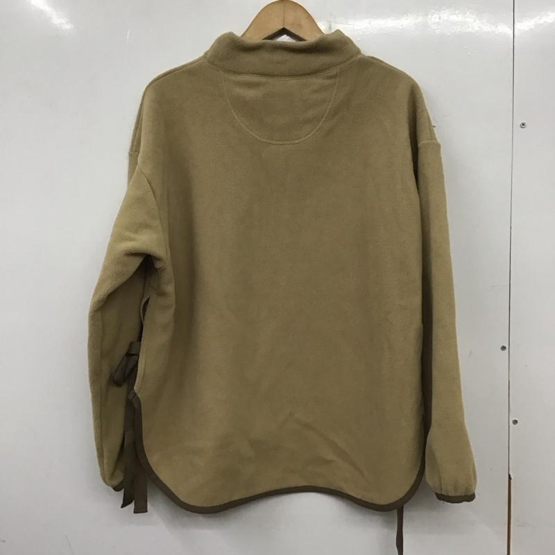 ユニクロ UNIQLO トップス トップス 241-443226 フリースオーバーサイズモックネックプルオーバー M 無地 ベージュ / ベージュ /  レディース USED 古着 中古 10139325