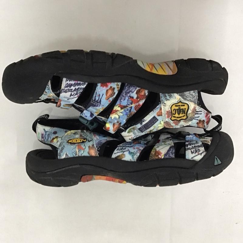 キーン KEEN サンダル サンダル 1023417 New Acoustic Camp 27cm 箱有 水陸両用 27.0cm 総柄 マルチカラー / マルチカラー /  メンズ USED 古着 中古 10139327