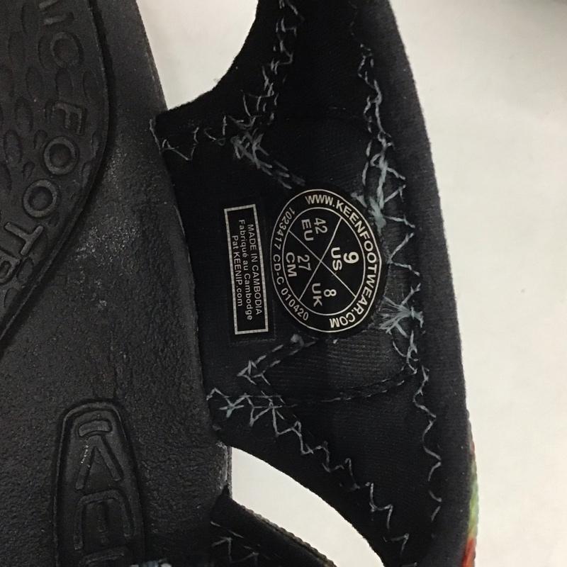 キーン KEEN サンダル サンダル 1023417 New Acoustic Camp 27cm 箱有 水陸両用 27.0cm 総柄 マルチカラー / マルチカラー /  メンズ USED 古着 中古 10139327