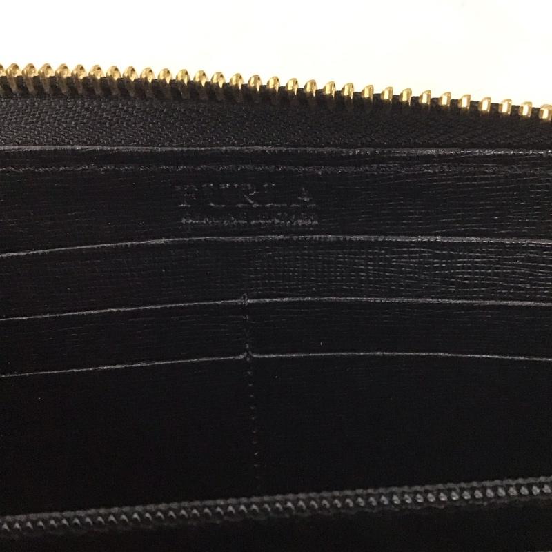 フルラ FURLA 財布 長財布 L字ファスナー ロゴ、文字 黒 / ブラック /  レディース USED 古着 中古 10139348