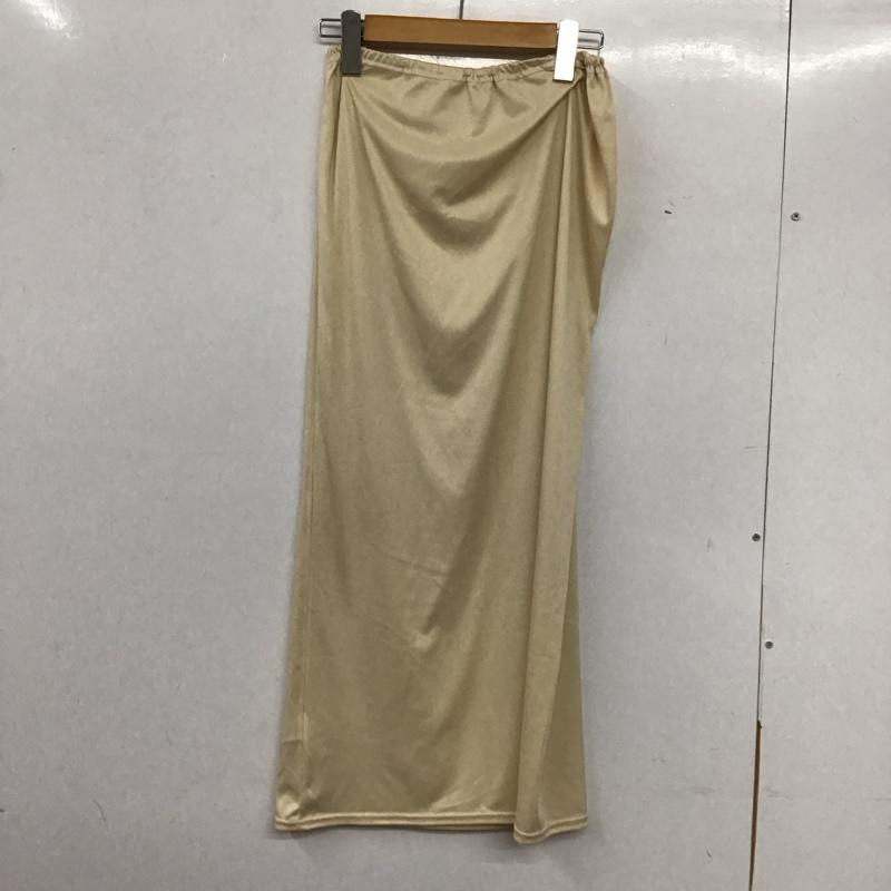 古着 USED ワンピース ロングスカート LEZ10A2209A0001 アメスリ アメリカンスリーブ FREE 無地 ベージュ / ベージュ /  レディース USED 古着 中古 10139406