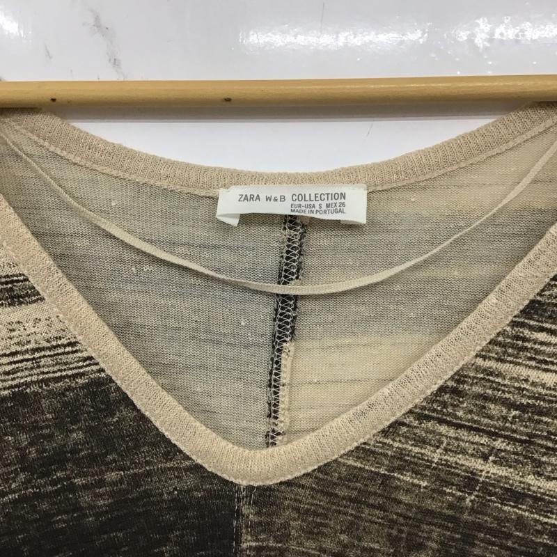 ザラ ZARA カットソー 半袖 S  マルチカラー / マルチカラー /  レディース USED 古着 中古 10139414