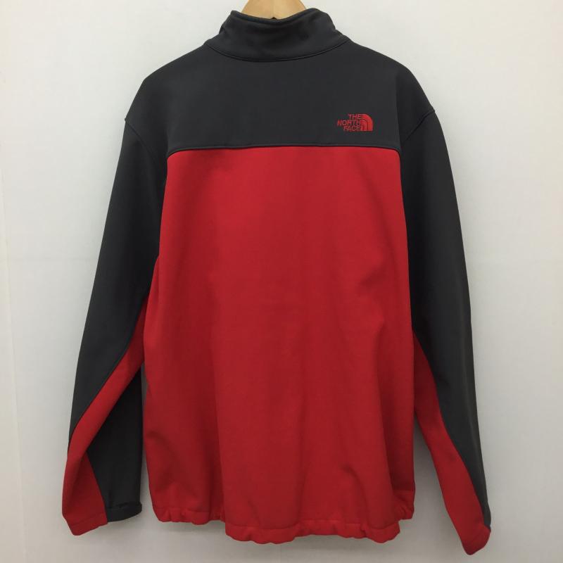 ザノースフェイス THE NORTH FACE ジャケット、上着 ジャケット、ブレザー XL ロゴ、文字 灰 / グレー / X 赤 / レッド /  メンズ USED 古着 中古 10139435
