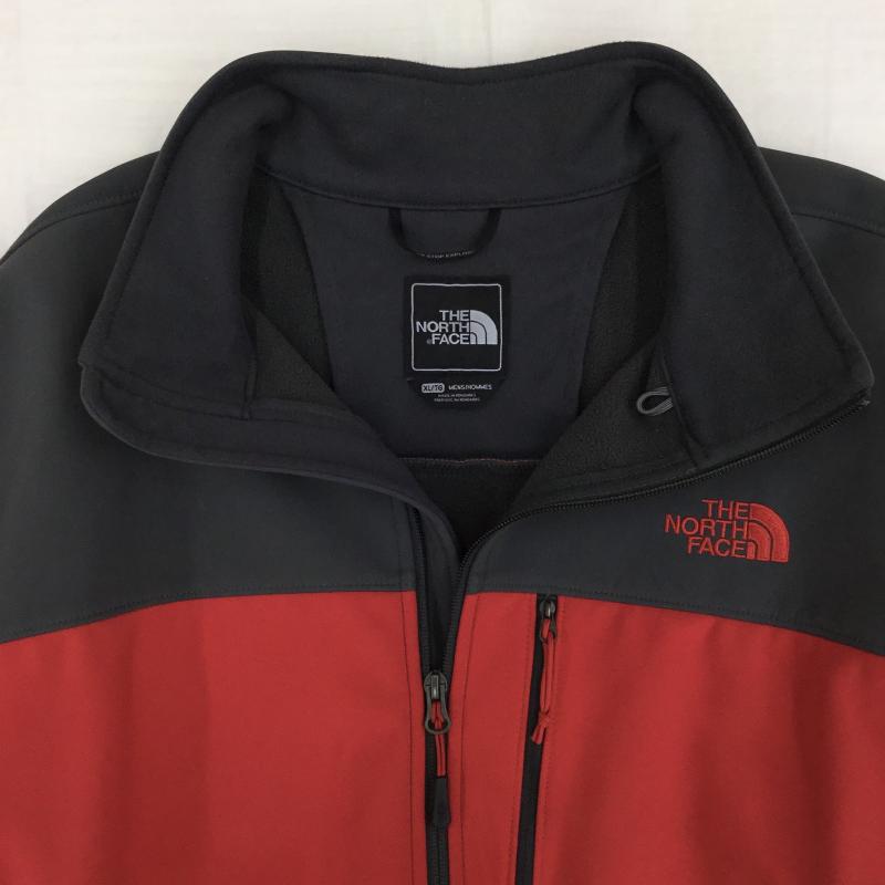 ザノースフェイス THE NORTH FACE ジャケット、上着 ジャケット、ブレザー XL ロゴ、文字 灰 / グレー / X 赤 / レッド /  メンズ USED 古着 中古 10139435