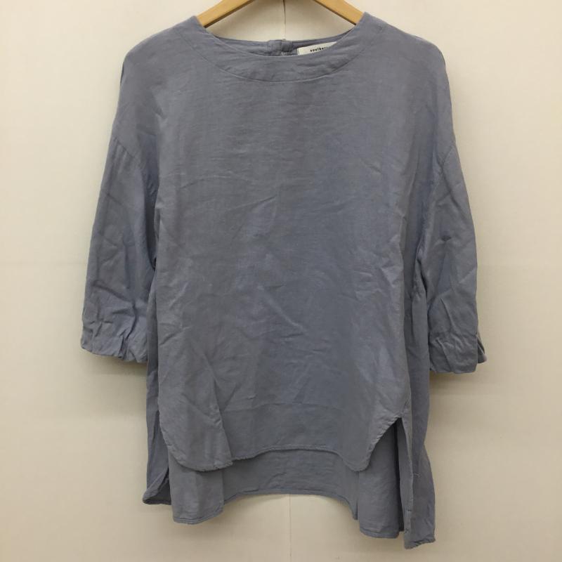ＵＳフルギ US古着 カットソー 七分袖 soulbelrry M 無地 青 / ブルー /  レディース USED 古着 中古 10139437