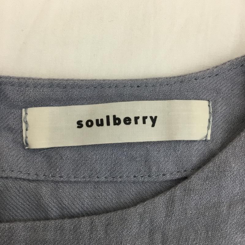 ＵＳフルギ US古着 カットソー 七分袖 soulbelrry M 無地 青 / ブルー /  レディース USED 古着 中古 10139437