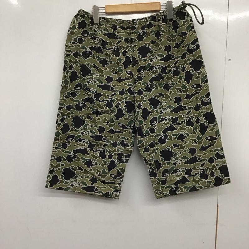 アベイシングエイプ A BATHING APE パンツ ショートパンツ ハーフパンツ ショートパンツ カジュアルパンツ L プリント マルチカラー / マルチカラー /  メンズ USED 古着 中古 10139519
