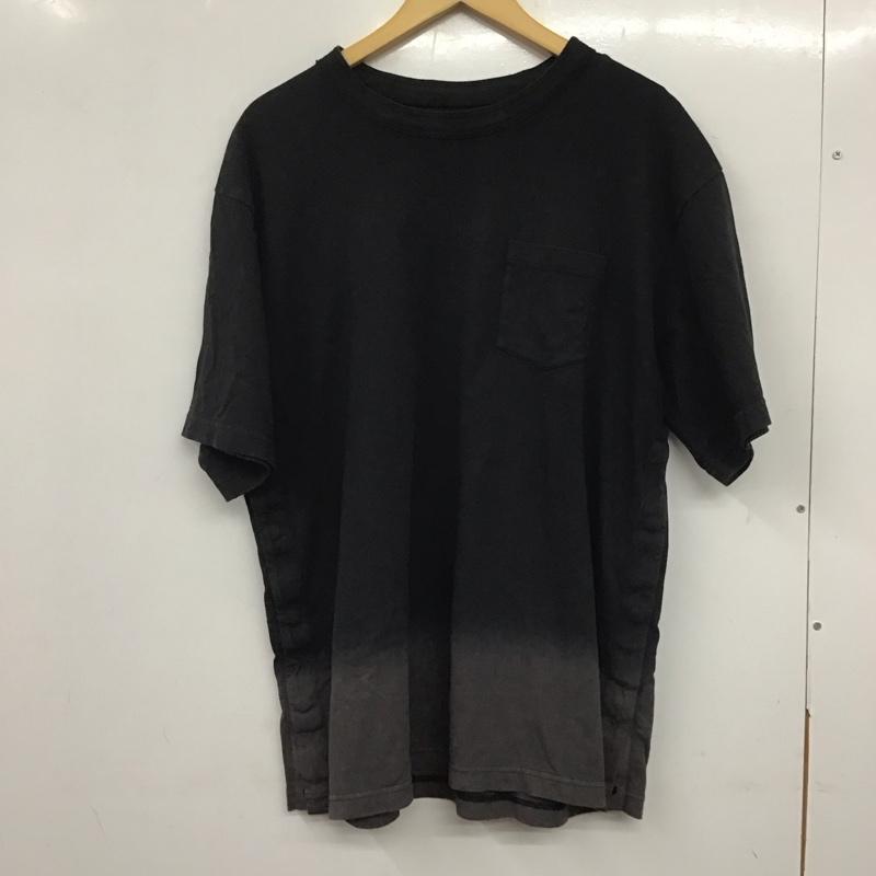 サカイ Sacai Tシャツ 半袖 半袖カットソー 無地Tシャツ クルーネックカットソー 2 無地 黒 / ブラック /  メンズ USED 古着 中古 10139535