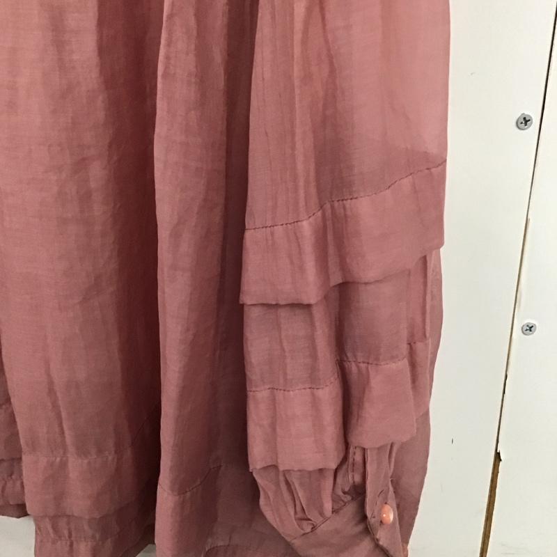 アルシーヴ archives シャツ、ブラウス 長袖 無地 桃 / ピンク /  レディース USED 古着 中古 10139574