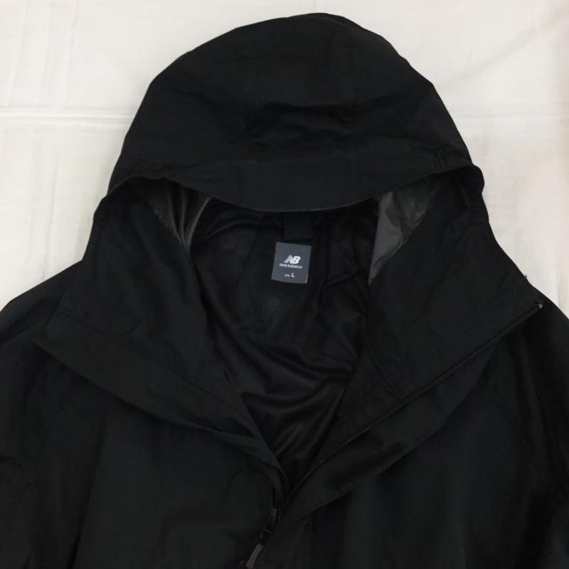 ニューバランス New Balance ジャケット、上着 ジャケット、ブレザー AMJ45735 SHELL PARKA L 無地 黒 / ブラック /  メンズ USED 古着 中古 10139622