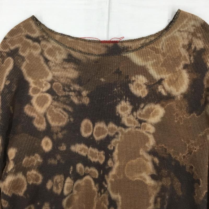 カタリスト CVTVLIST カットソー 長袖  茶 / ブラウン / X ベージュ / ベージュ /  メンズ USED 古着 中古 10139629
