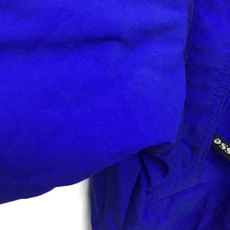 エレッセ ellesse ジャケット、上着 ジャンパー、ブルゾン ジップアップジャケット アウター 古着 M ロゴ、文字 黒 / ブラック / X 青 / ブルー /  メンズ USED 古着 中古 10139637