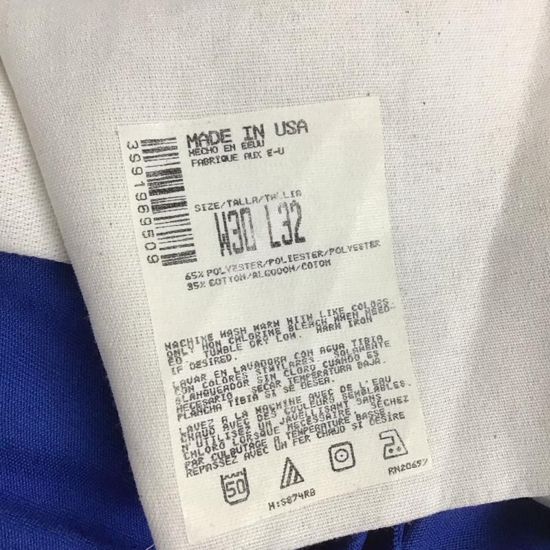 ディッキーズ Dickies パンツ ワークパンツ、ペインターパンツ ワークパンツ ワイドパンツ カジュアルパンツ 30インチ 無地 青 / ブルー /  メンズ USED 古着 中古 10139655