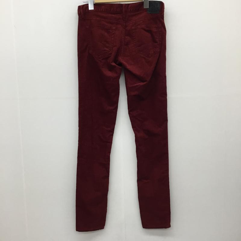 ポロラルフローレン POLO RALPH LAUREN パンツ ワークパンツ、ペインターパンツ ベロアパンツ 26インチ 無地 赤 / レッド /  レディース USED 古着 中古 10139680
