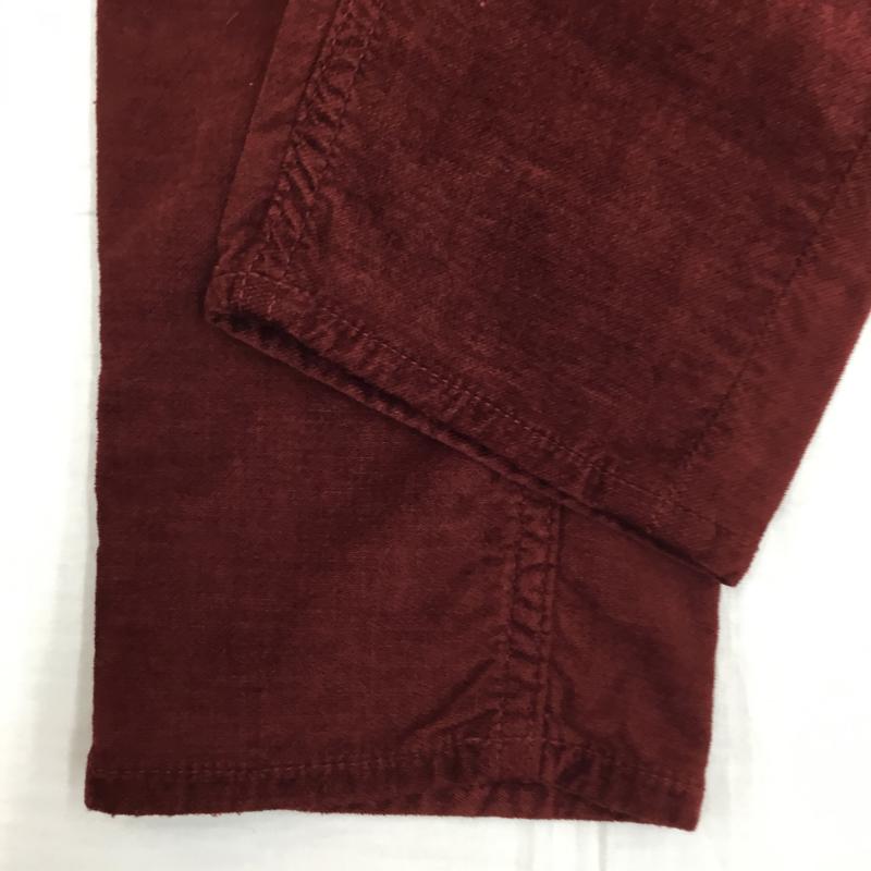 ポロラルフローレン POLO RALPH LAUREN パンツ ワークパンツ、ペインターパンツ ベロアパンツ 26インチ 無地 赤 / レッド /  レディース USED 古着 中古 10139680