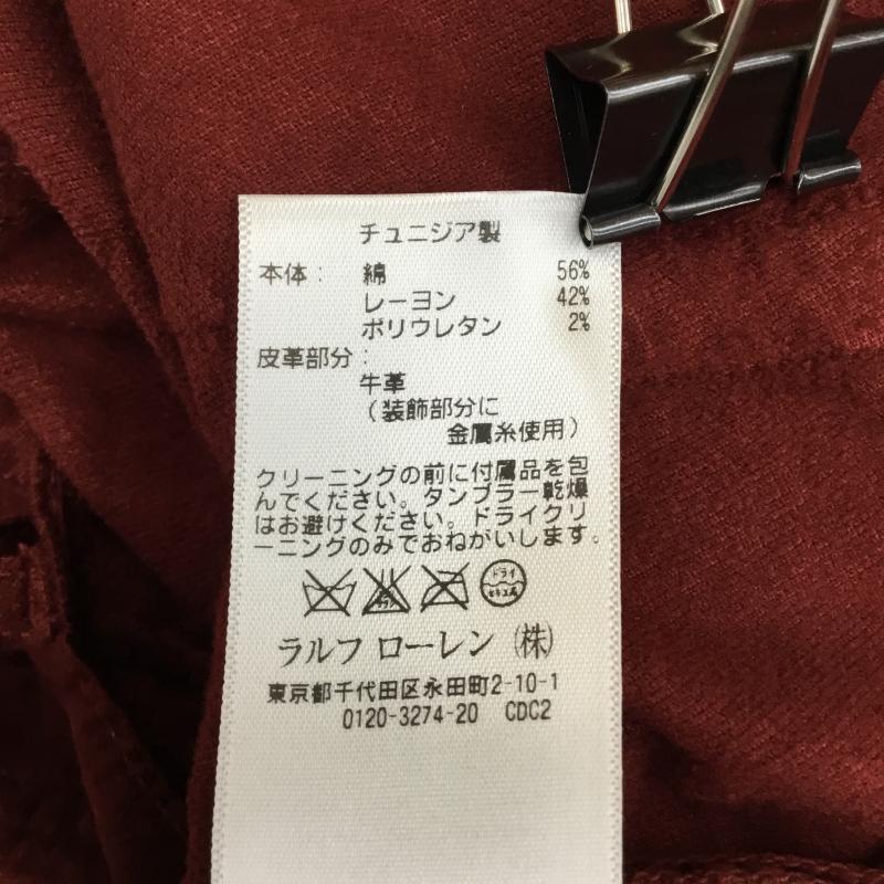 ポロラルフローレン POLO RALPH LAUREN パンツ ワークパンツ、ペインターパンツ ベロアパンツ 26インチ 無地 赤 / レッド /  レディース USED 古着 中古 10139680