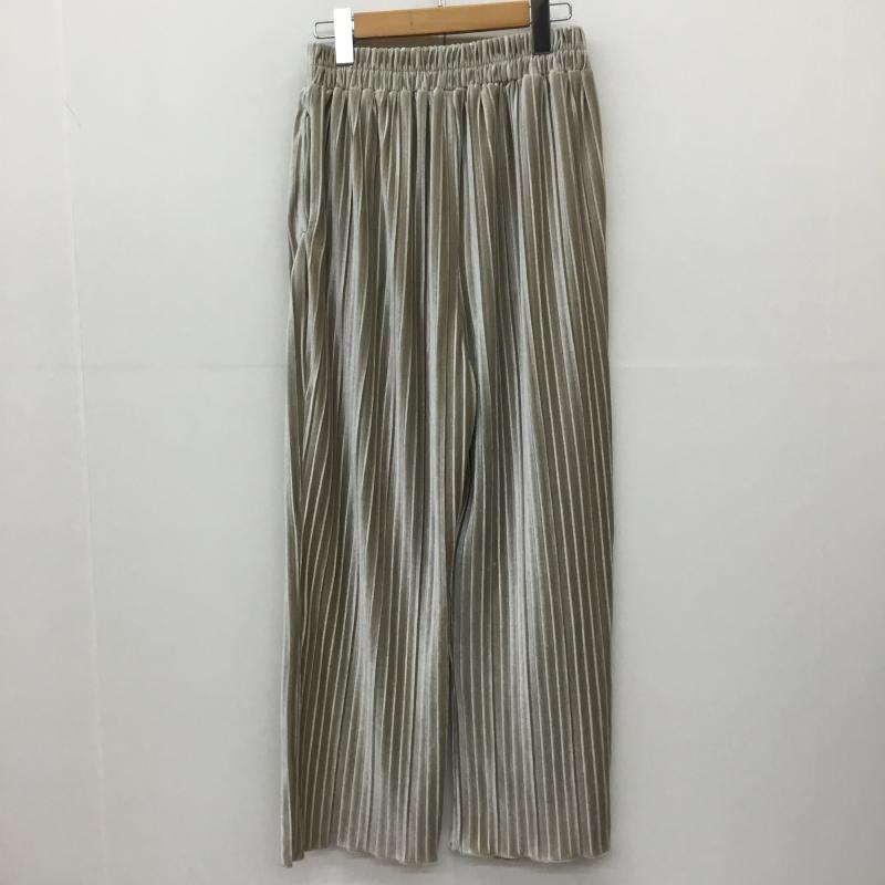 グローバルワーク GLOBAL WORK パンツ スラックス FREE 無地 ベージュ / ベージュ /  レディース USED 古着 中古 10139685