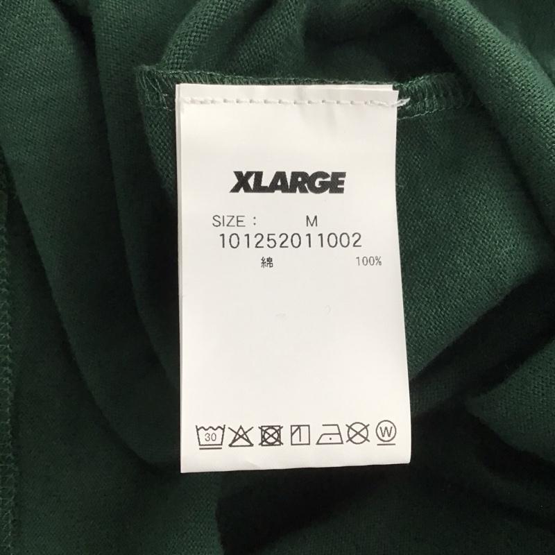 エクストララージ XLARGE Tシャツ 半袖 半袖カットソー プリントTシャツ クルーネックカットソー ラグラン M プリント 緑 / グリーン /  メンズ USED 古着 中古 10139692