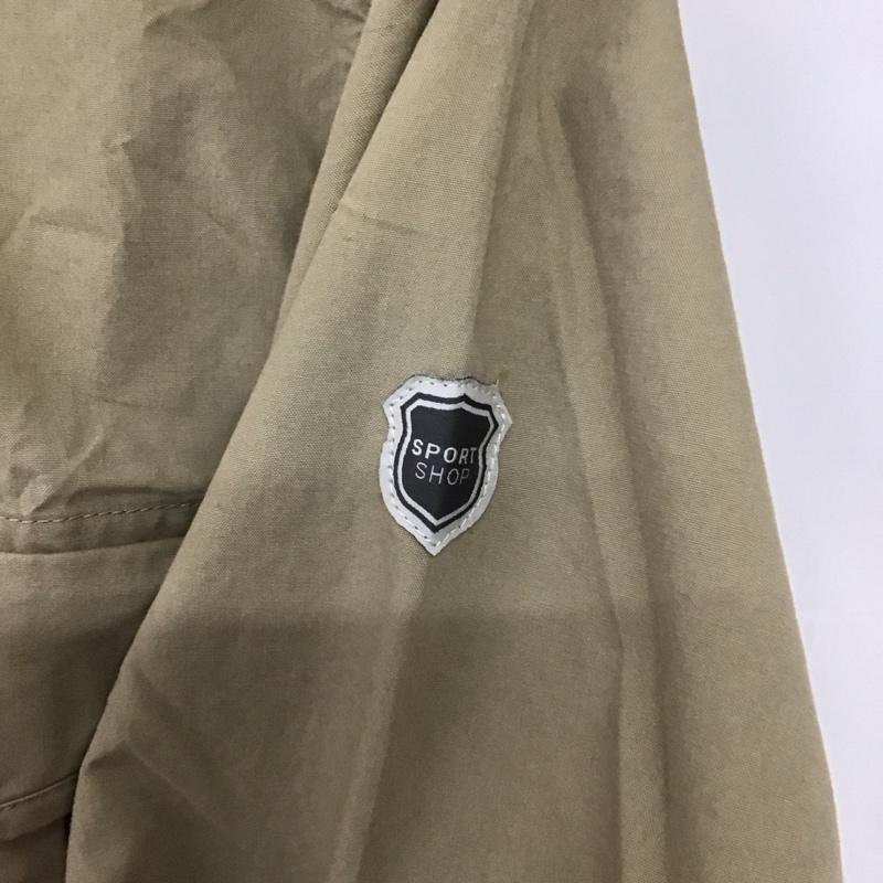 エディーバウアー Eddie Bauer シャツ、ブラウス 半袖 半袖シャツ 無地シャツ ポケットシャツ S ロゴ、文字 ベージュ / ベージュ /  メンズ USED 古着 中古 10139712