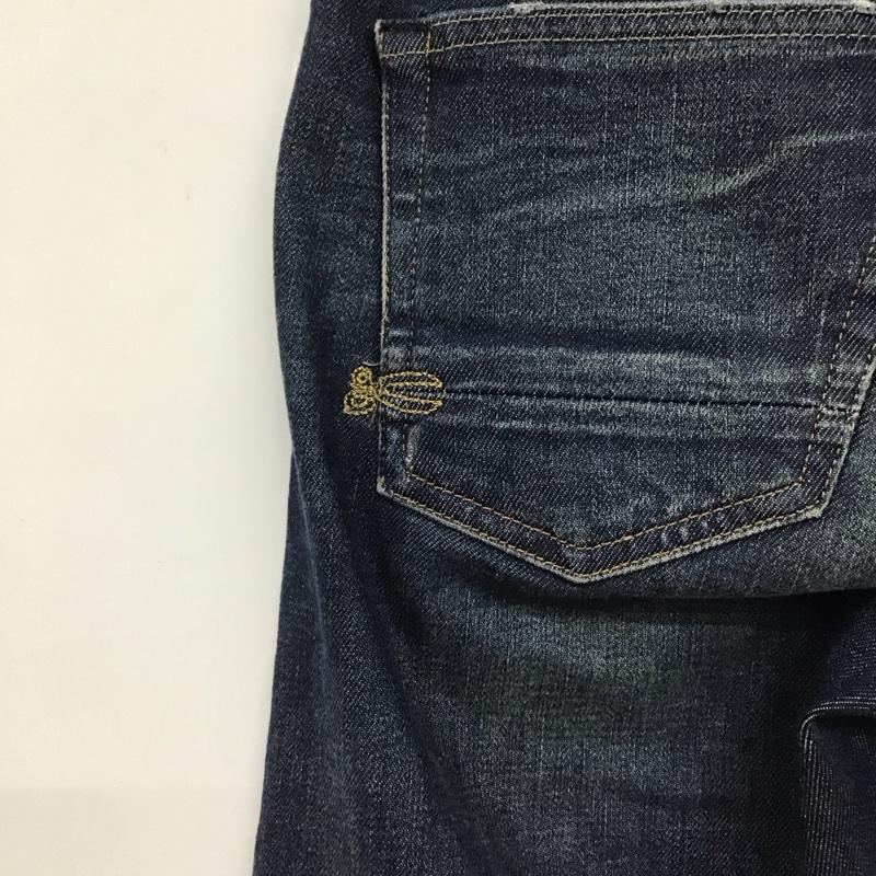デンハム DENHAM パンツ デニム、ジーンズ デニムパンツ スリムパンツ カジュアルパンツ ストレッチパンツ 29インチ ダメージ加工 インディゴ / インディゴ /  メンズ USED 古着 中古 10139726