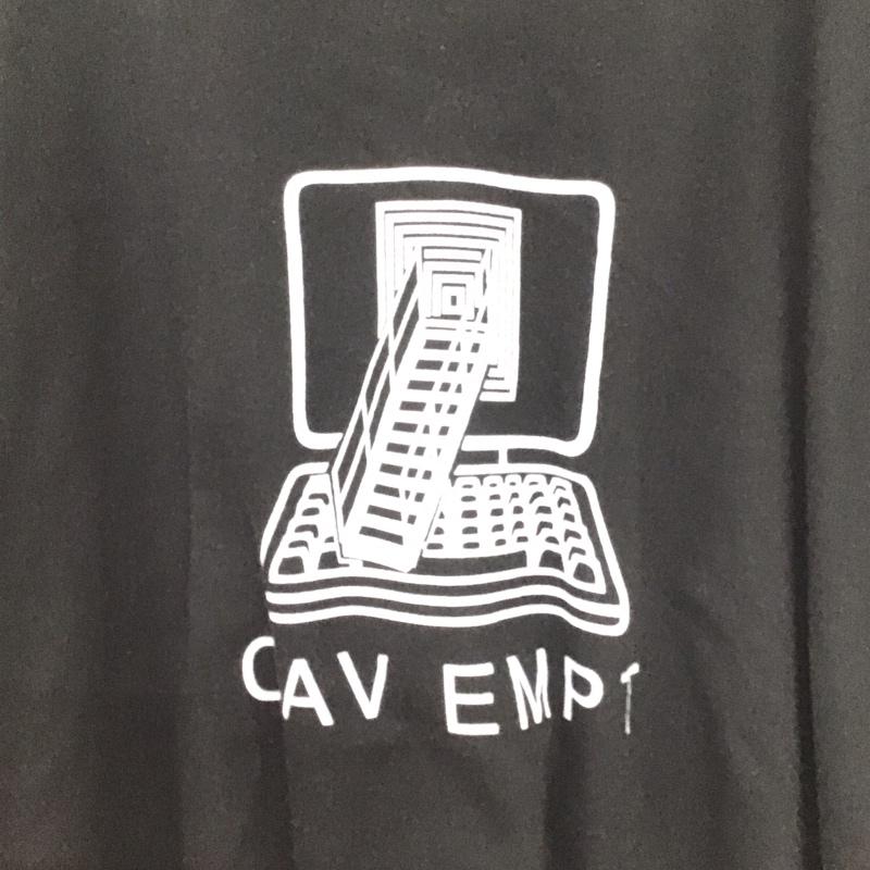 シーイー C.E Tシャツ 半袖 半袖カットソー プリントTシャツ クルーネックカットソー L プリント 黒 / ブラック /  メンズ USED 古着 中古 10139735