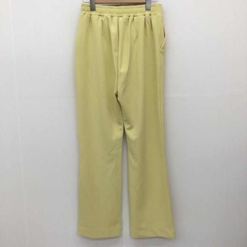 グローバルワーク GLOBAL WORK パンツ スラックス M 無地 黄 / イエロー /  レディース USED 古着 中古 10139786