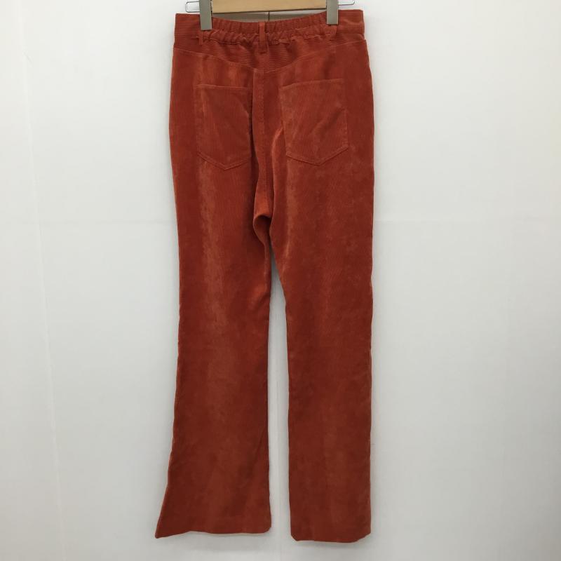 ジーナシス JEANASIS パンツ スラックス コーデュロイパンツ FREE 無地 橙 / オレンジ /  レディース USED 古着 中古 10139788