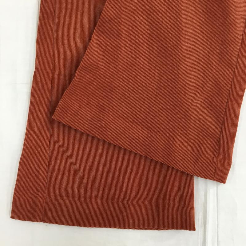 ジーナシス JEANASIS パンツ スラックス コーデュロイパンツ FREE 無地 橙 / オレンジ /  レディース USED 古着 中古 10139788