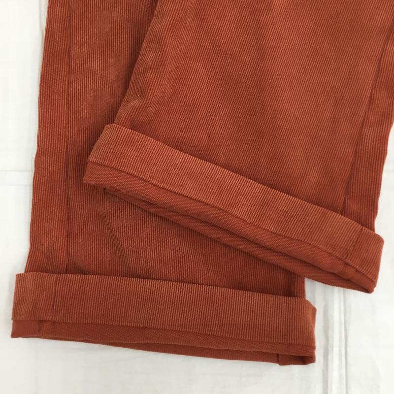 ジーナシス JEANASIS パンツ スラックス コーデュロイパンツ FREE 無地 橙 / オレンジ /  レディース USED 古着 中古 10139788