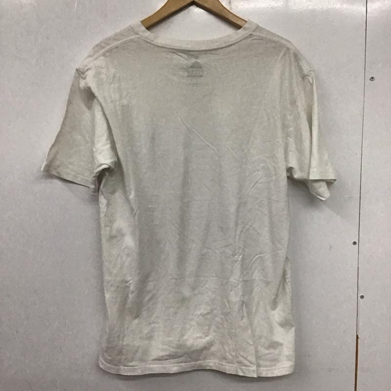 ポーラー POLeR Tシャツ 半袖 半袖カットソー プリントTシャツ クルーネックカットソー L ロゴ、文字 白 / ホワイト /  メンズ USED 古着 中古 10139815