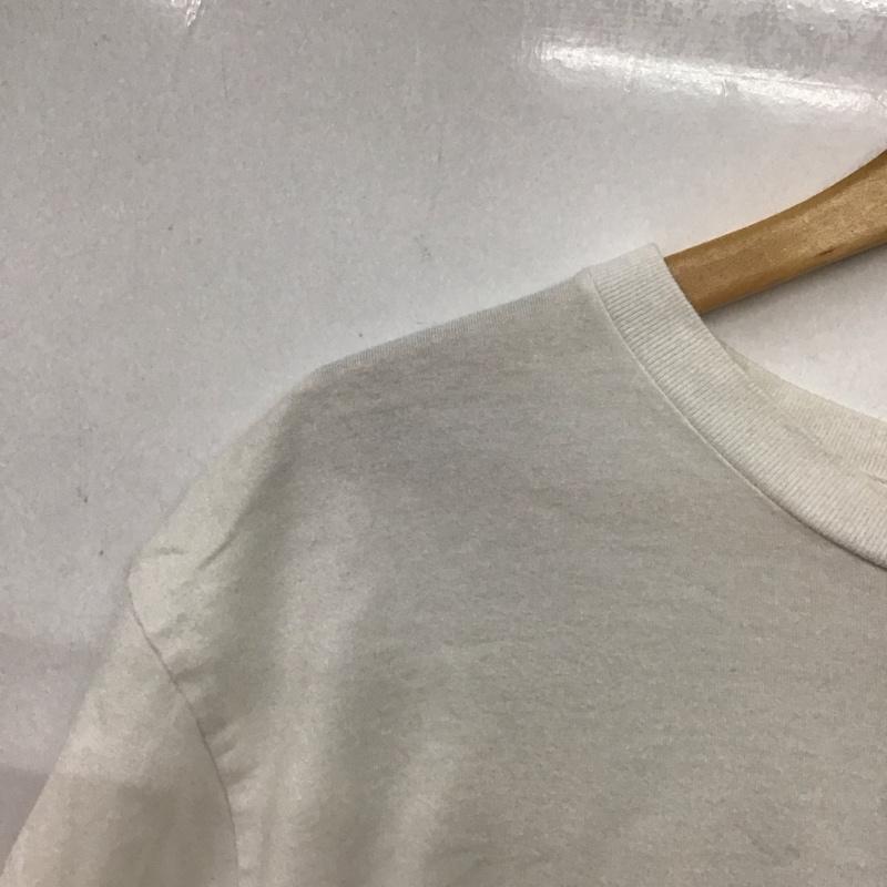 ポーラー POLeR Tシャツ 半袖 半袖カットソー プリントTシャツ クルーネックカットソー L ロゴ、文字 白 / ホワイト /  メンズ USED 古着 中古 10139815
