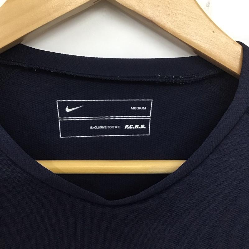エフシーレアルブリストル F.C.Real Bristol Tシャツ 半袖 半袖カットソー プリントTシャツ クルーネックカットソー スポーツウェア nike M ロゴ、文字 紺 / ネイビー /  メンズ USED 古着 中古 10139816