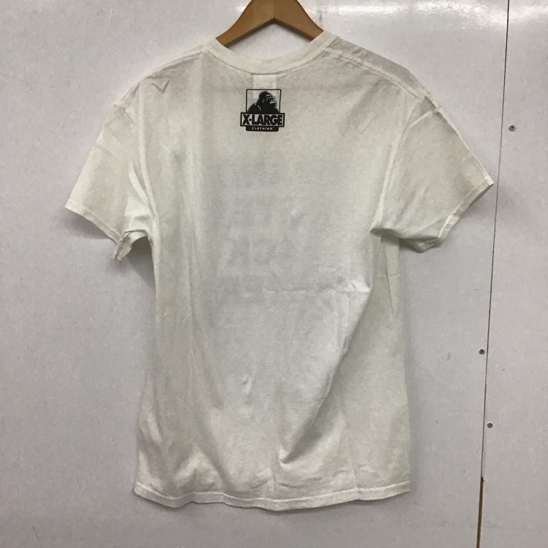 エクストララージ XLARGE Tシャツ 半袖 半袖カットソー プリントTシャツ クルーネックカットソー M プリント 白 / ホワイト /  メンズ USED 古着 中古 10139820