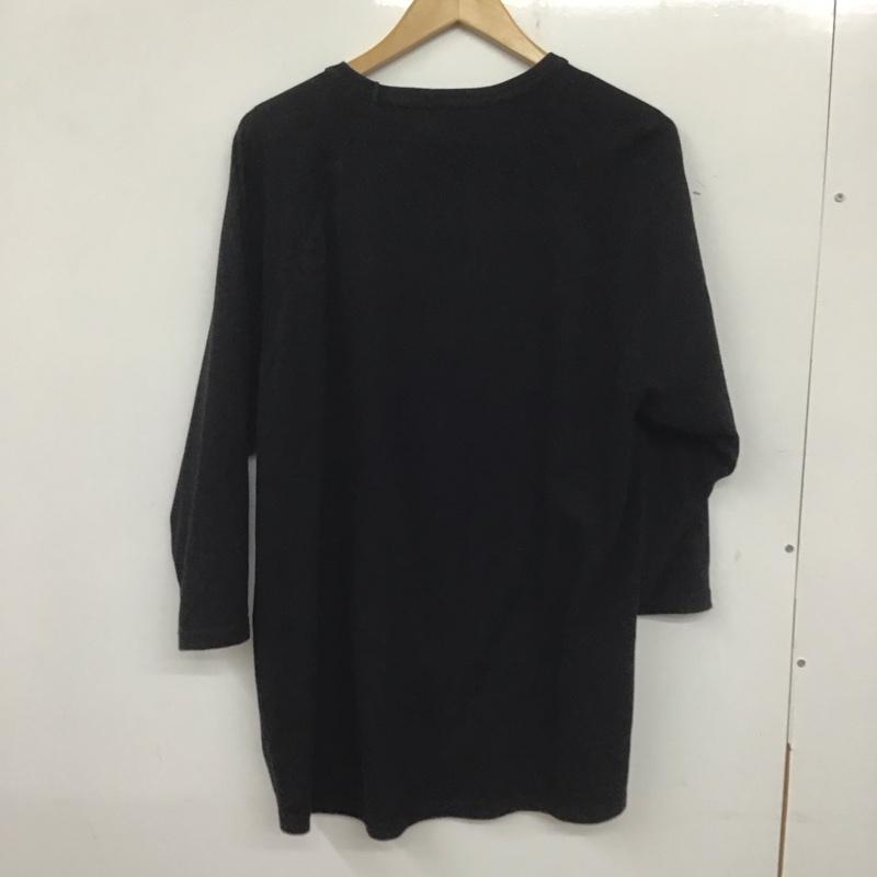 ガヴィル GAVIAL カットソー 長袖 長袖カットソー プリントカットソー クルーネック ラグラン XL プリント 黒 / ブラック /  メンズ USED 古着 中古 10139837