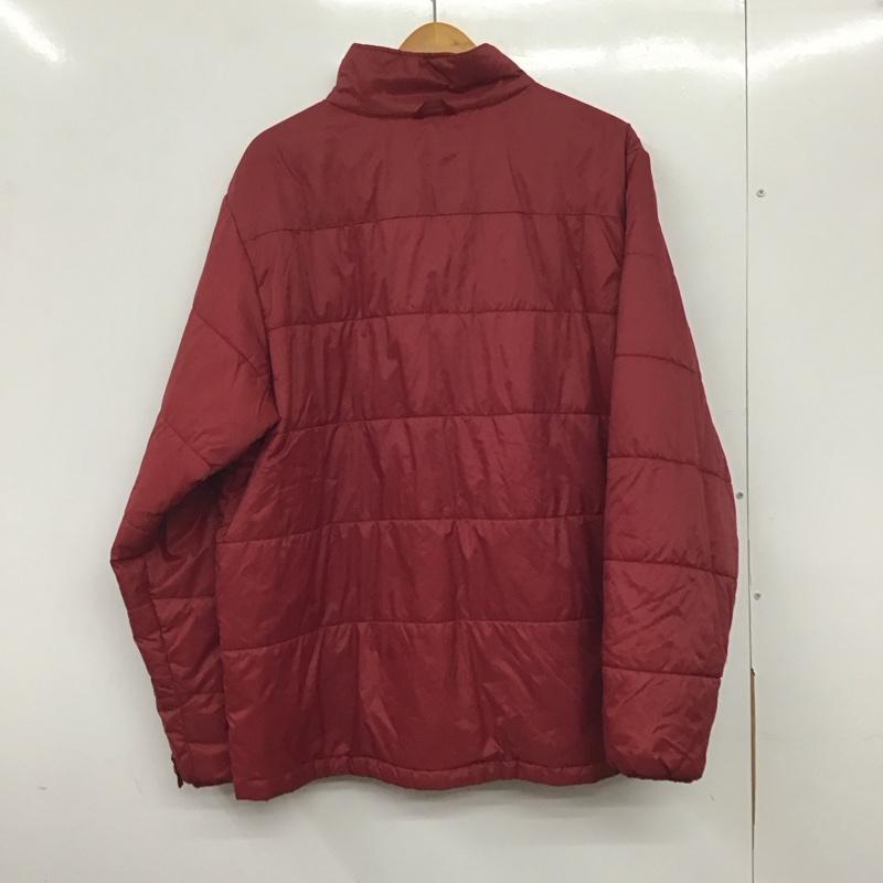ザノースフェイス THE NORTH FACE ジャケット、上着 ジャンパー、ブルゾン nf00cp3s ナイロンジャケット ジップアップジャケット ダウンジャケット XL ロゴ、文字 えんじ / ワインレッド /  メンズ USED 古着 中古 10139864