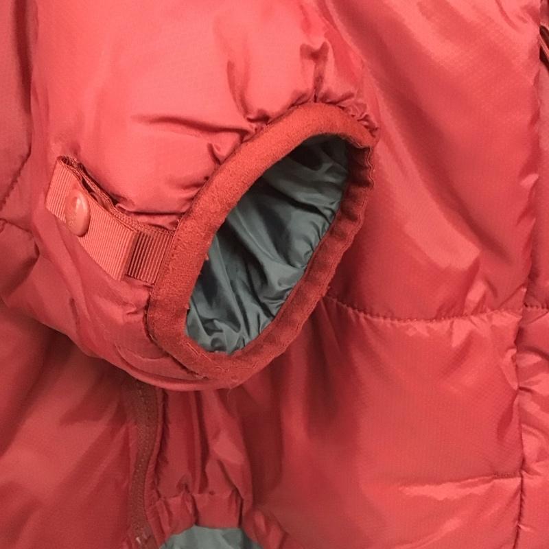 ザノースフェイス THE NORTH FACE ジャケット、上着 ジャンパー、ブルゾン nf00cp3s ナイロンジャケット ジップアップジャケット ダウンジャケット XL ロゴ、文字 えんじ / ワインレッド /  メンズ USED 古着 中古 10139864