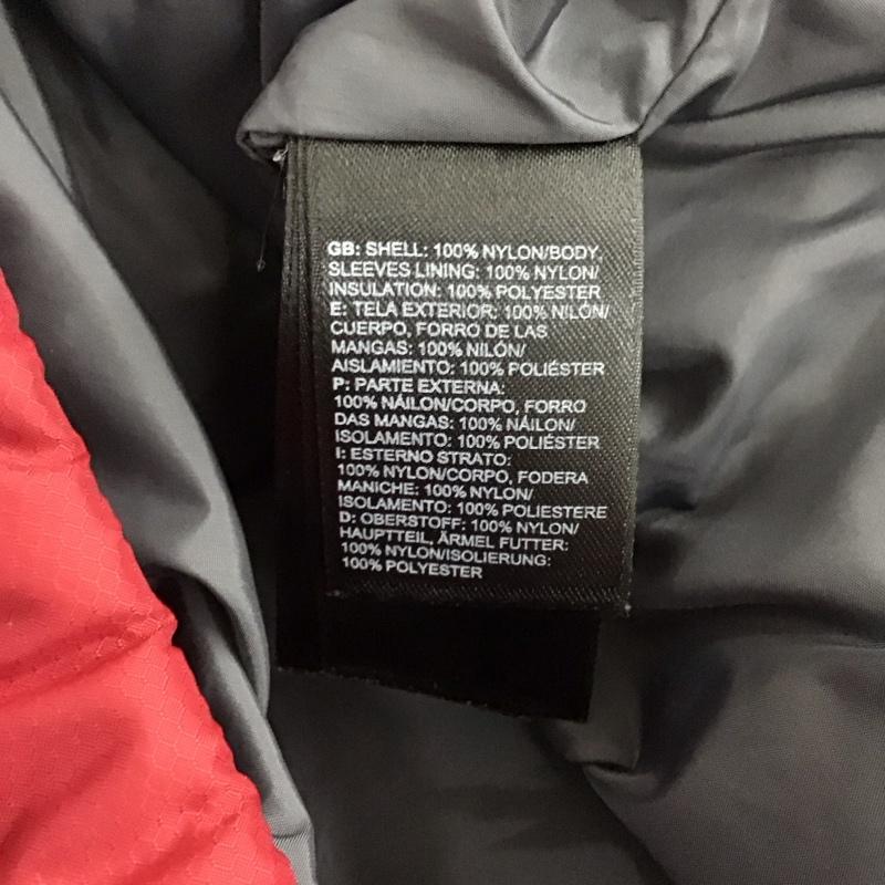 ザノースフェイス THE NORTH FACE ジャケット、上着 ジャンパー、ブルゾン nf00cp3s ナイロンジャケット ジップアップジャケット ダウンジャケット XL ロゴ、文字 えんじ / ワインレッド /  メンズ USED 古着 中古 10139864