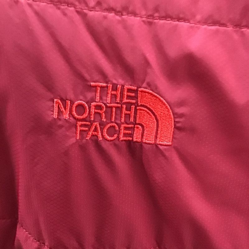 ザノースフェイス THE NORTH FACE ジャケット、上着 ジャンパー、ブルゾン nf00cp3s ナイロンジャケット ジップアップジャケット ダウンジャケット XL ロゴ、文字 えんじ / ワインレッド /  メンズ USED 古着 中古 10139864