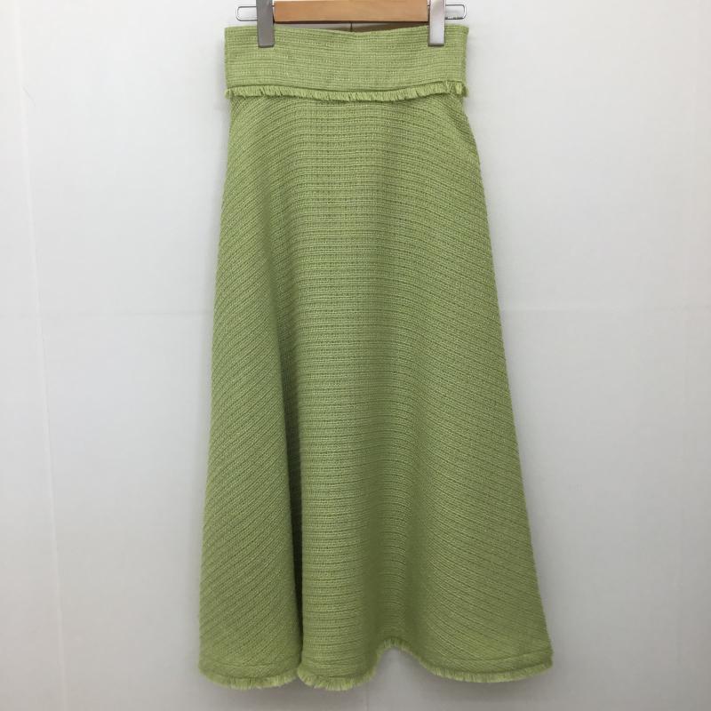 ウィルセレクション WILLSELECTION スカート ロングスカート M  緑 / グリーン /  レディース USED 古着 中古 10139899