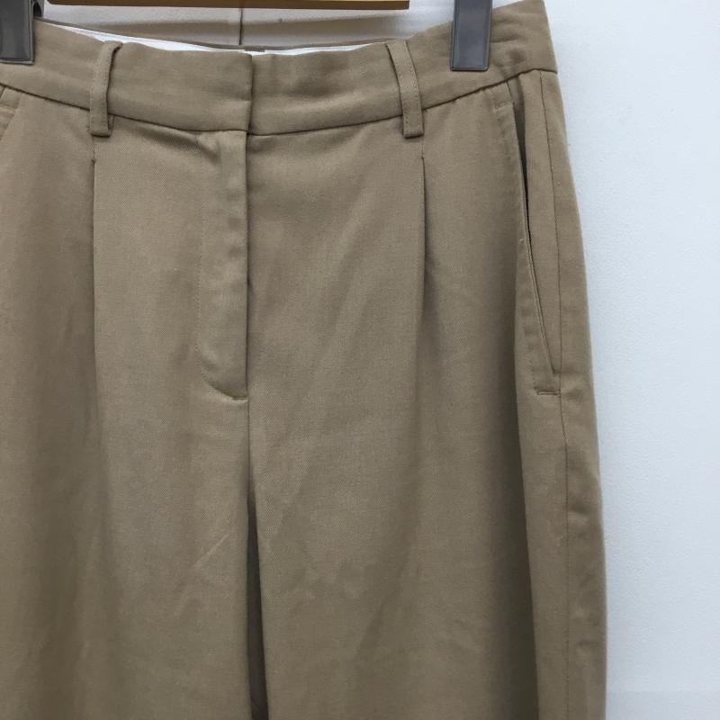 トミーヒルフィガー TOMMY HILFIGER パンツ スラックス WW0WW25878 2 無地 茶 / ブラウン / X ベージュ / ベージュ /  レディース USED 古着 中古 10139905
