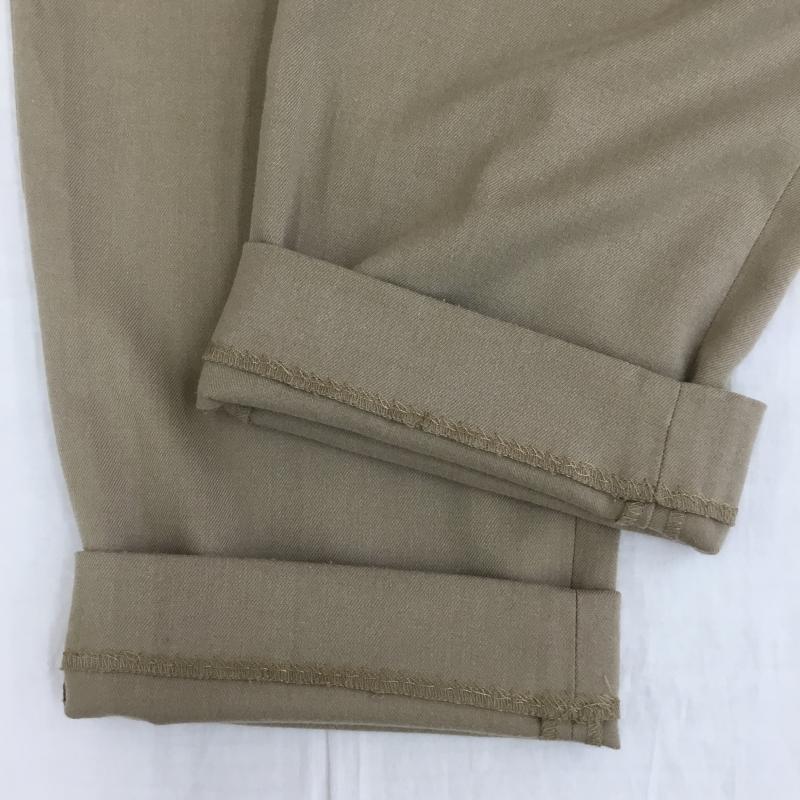 トミーヒルフィガー TOMMY HILFIGER パンツ スラックス WW0WW25878 2 無地 茶 / ブラウン / X ベージュ / ベージュ /  レディース USED 古着 中古 10139905