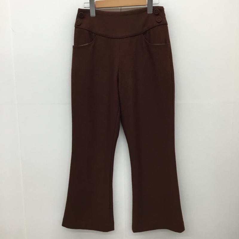 ダズリン dazzlin パンツ スラックス M 無地 茶 / ブラウン /  レディース USED 古着 中古 10139910
