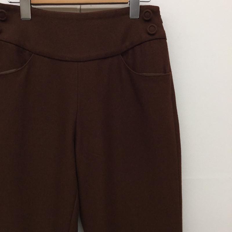 ダズリン dazzlin パンツ スラックス M 無地 茶 / ブラウン /  レディース USED 古着 中古 10139910