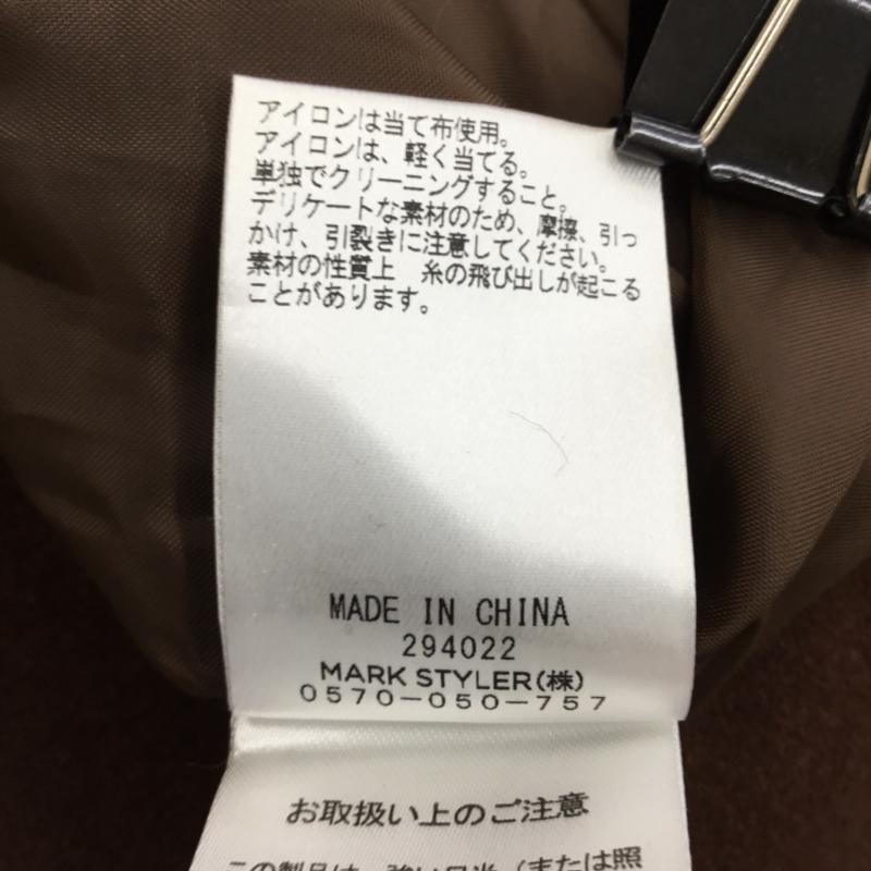 ダズリン dazzlin パンツ スラックス M 無地 茶 / ブラウン /  レディース USED 古着 中古 10139910