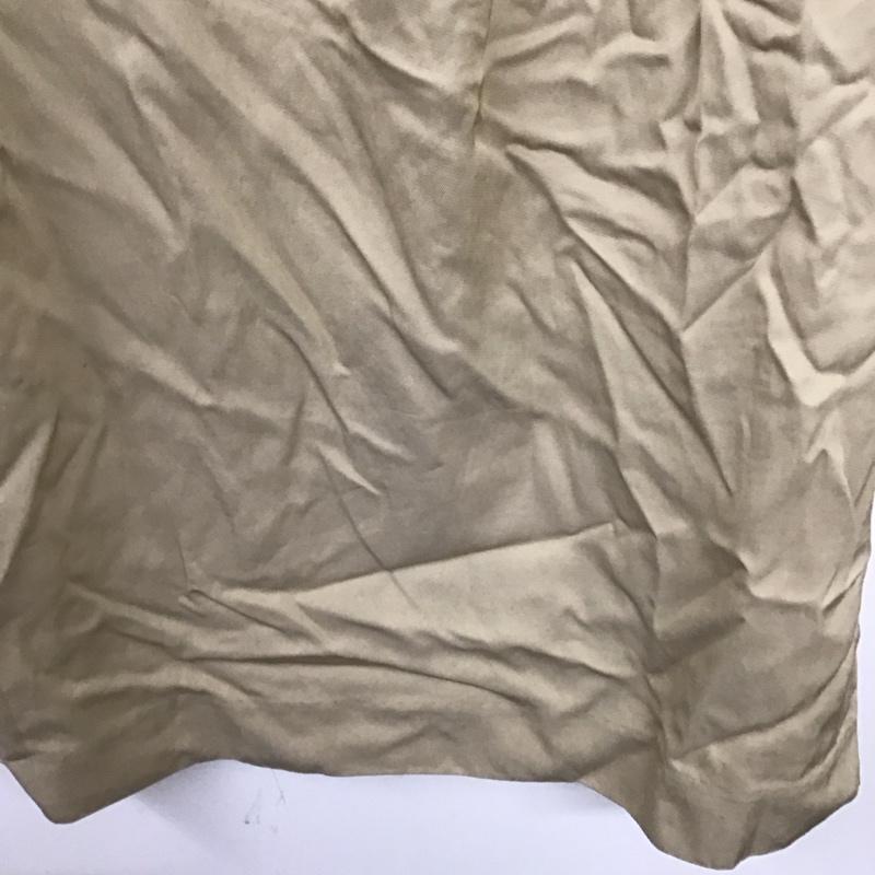 ニジュウサンク 23区 ワンピース ひざ丈スカート 34 無地 ベージュ / ベージュ /  レディース USED 古着 中古 10139930