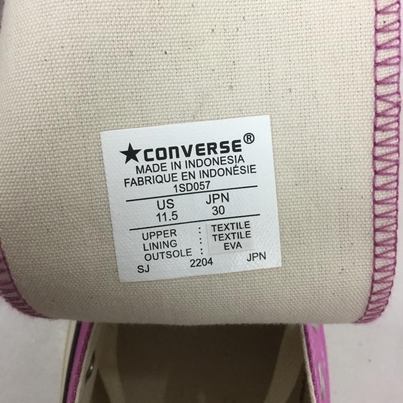 コンバース CONVERSE スニーカー スニーカー 1SD057 ALL STAR BT SHARKSOLE HI 30cm 箱有 30.0cm ロゴ、文字 紫 / パープル /  メンズ USED 古着 中古 10139945