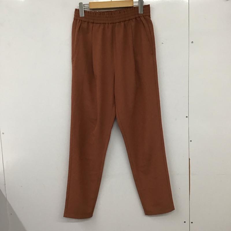 グリーンレーベルリラクシング green label relaxing パンツ スラックス 3614-126-2368 オルマイパンツ テーパードパンツ 38 無地 茶 / ブラウン /  レディース USED 古着 中古 10139951