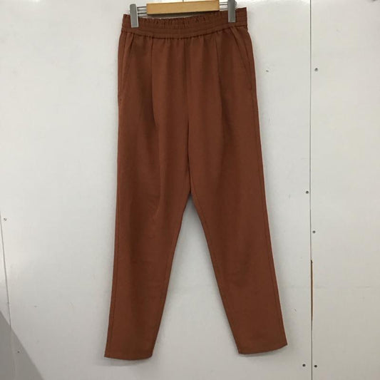 グリーンレーベルリラクシング green label relaxing パンツ スラックス 3614-126-2368 オルマイパンツ テーパードパンツ 38 無地 茶 / ブラウン /  レディース USED 古着 中古 10139951