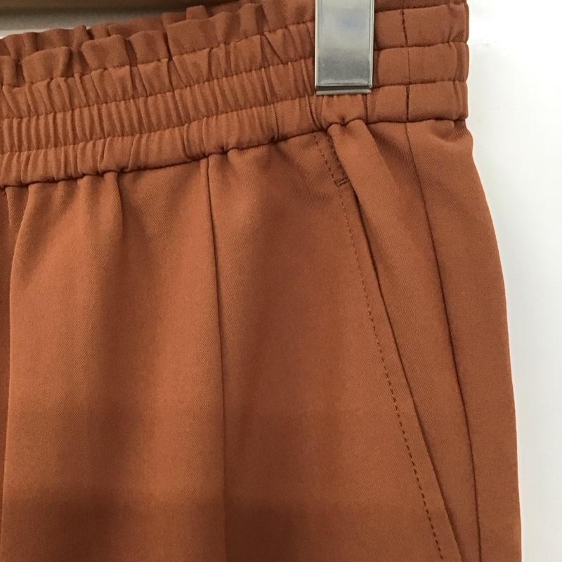 グリーンレーベルリラクシング green label relaxing パンツ スラックス 3614-126-2368 オルマイパンツ テーパードパンツ 38 無地 茶 / ブラウン /  レディース USED 古着 中古 10139951